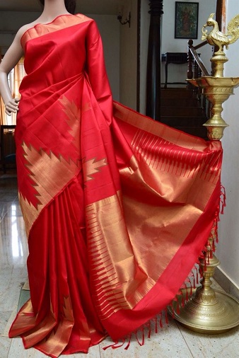 25 Stunning Red Sarees for Ultimate Glam Look 2024