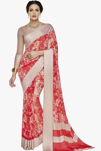 25 Stunning Red Sarees for Ultimate Glam Look 2024