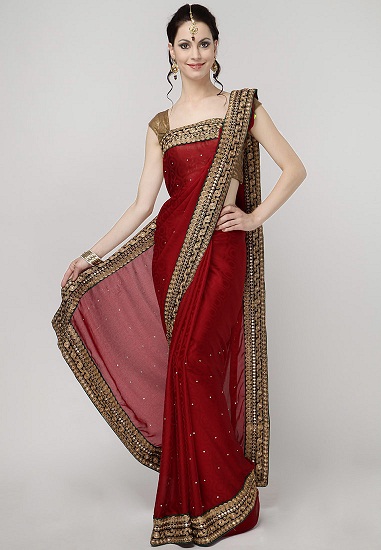 25 Stunning Red Sarees for Ultimate Glam Look 2024
