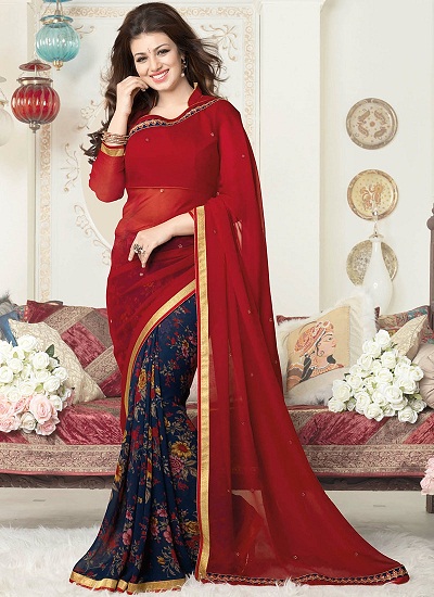 25 Stunning Red Sarees for Ultimate Glam Look 2024