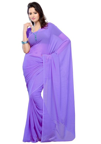 20 Gorgeous Purple Sarees for Radiant and Elegant Look