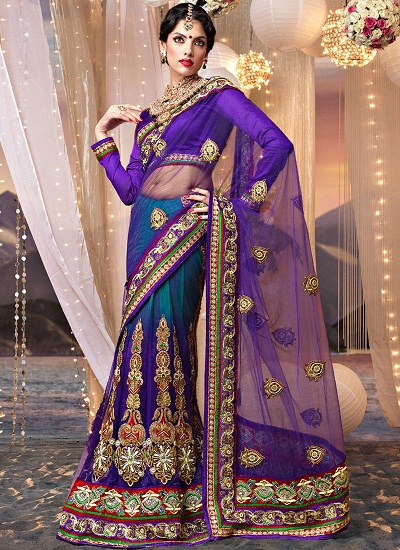 20 Gorgeous Purple Sarees for Radiant and Elegant Look